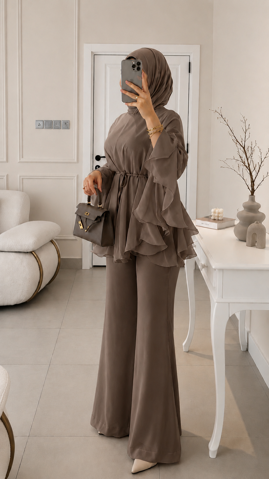 Ensemble Voile Élégant-طقم ناعم أنيق