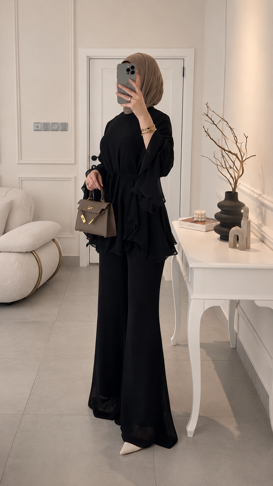 Ensemble Voile Élégant-طقم ناعم أنيق